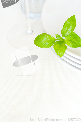 Image of White Plates on Table