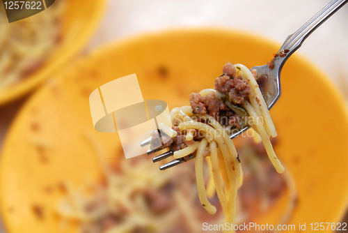 Image of Spaghetti with minced meat