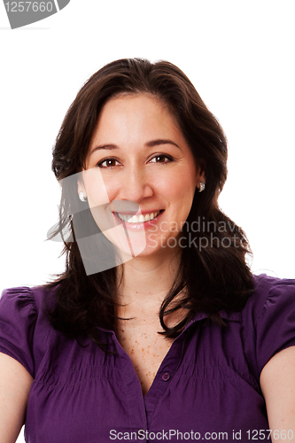 Image of Happy smiling business woman