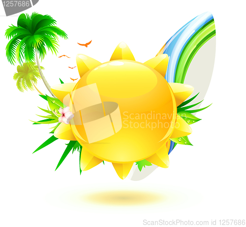 Image of funky summer background