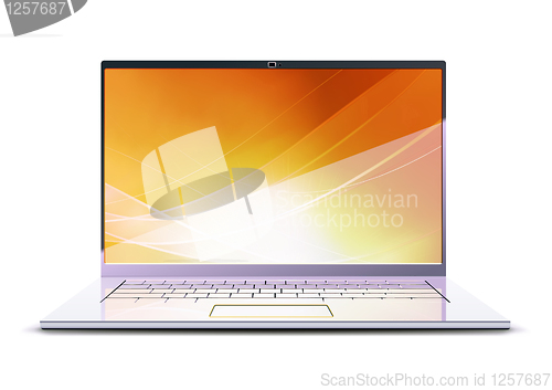 Image of modern laptop
