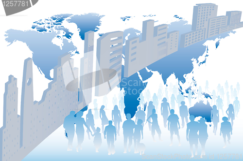 Image of crowd of people