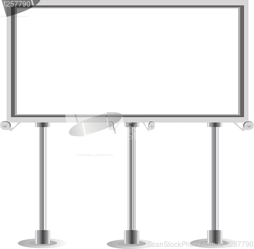 Image of advertisement empty Billboard. Vector