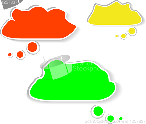 Image of Paper speech bubble