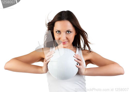 Image of Woman with ball.