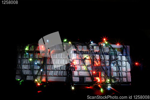 Image of christmas keyboard 