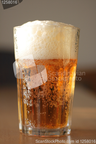 Image of beer in the glass