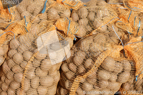 Image of potatoes background