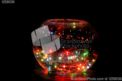 Image of christmas glass sphere
