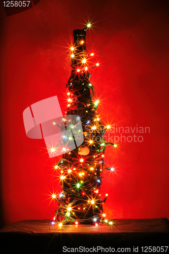Image of christmas alcohol bottle