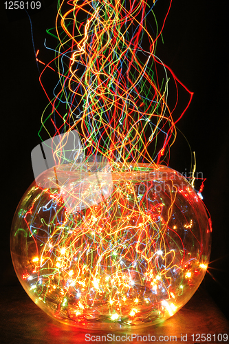 Image of christmas glass sphere