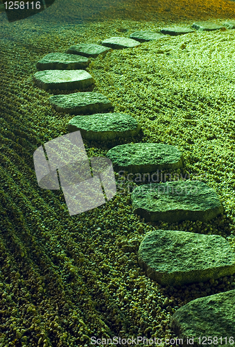 Image of zen stone path