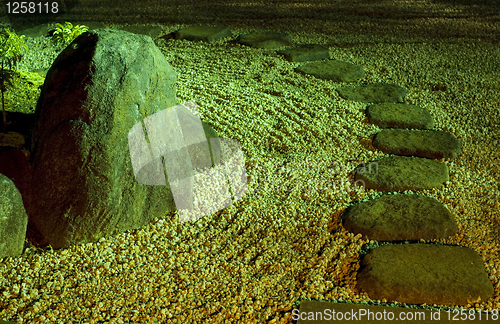 Image of night in Zen Garden