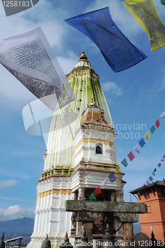 Image of Landmark of the famous monkey-temple in Nepal