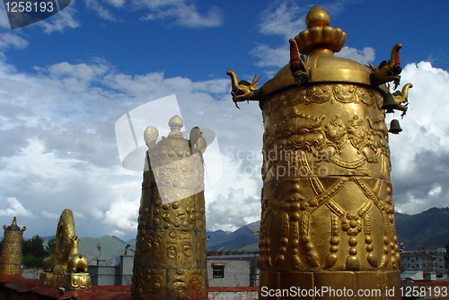 Image of Golden roof of a lamasery