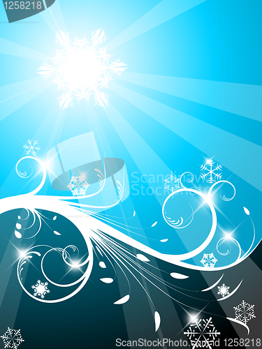 Image of Cold Christmas background