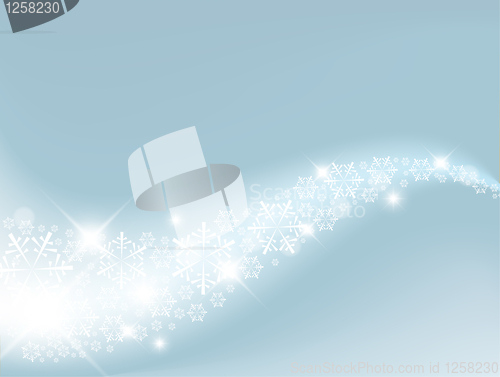 Image of Light Blue Abstract Christmas background