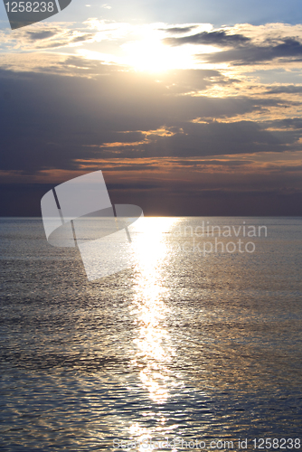 Image of Foto of sea at evening in summer