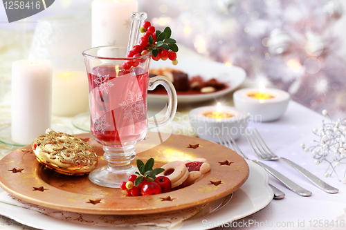 Image of Hot wine cranberry punch 