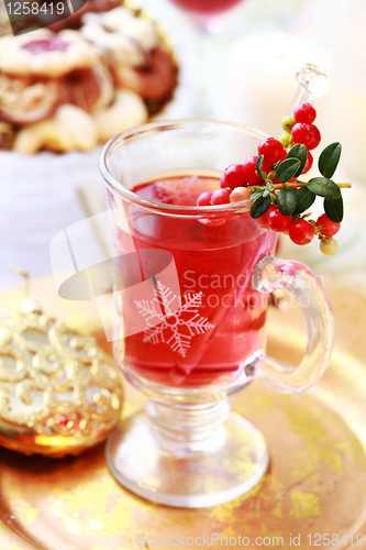 Image of Hot wine cranberry punch 