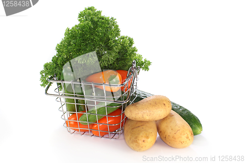 Image of vegetable shopping