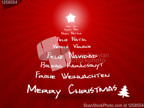 Image of merry christmas in different languages