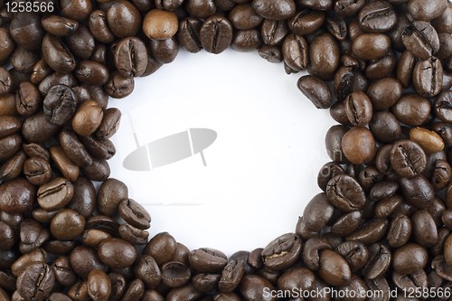 Image of Coffee beans circle