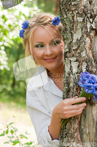 Image of Shot of beautiful woman