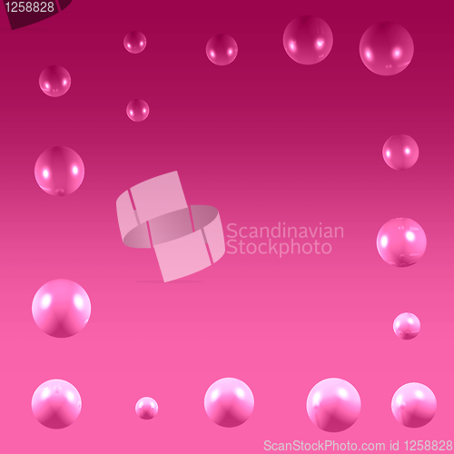 Image of pink background and air bubbles