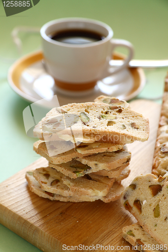 Image of Pistachio Bread And Coffee