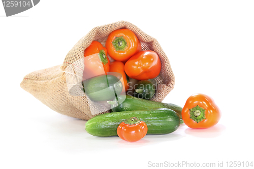 Image of Vegetables in the sack