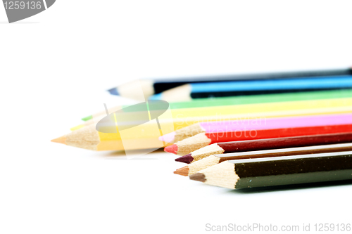 Image of Close-up pencil.