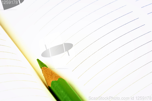 Image of Pencil and agenda