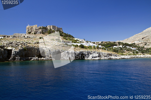 Image of Ancient Temple ruins of Lindos