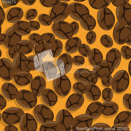 Image of Coffee beans pattern