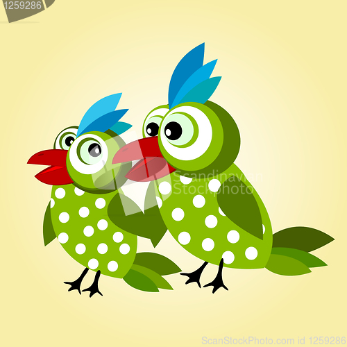 Image of Love birds background