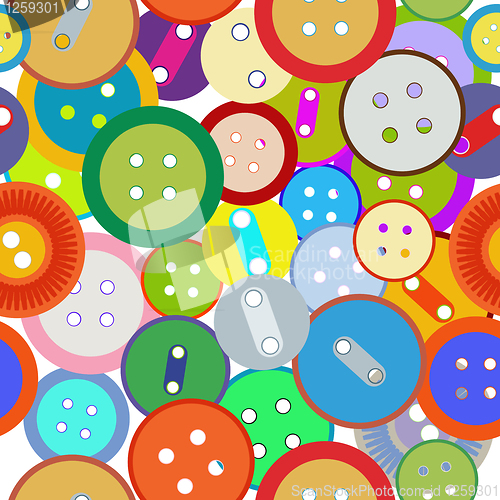 Image of Seamless sewing buttons