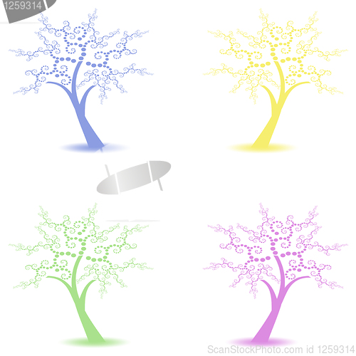 Image of Art trees collection