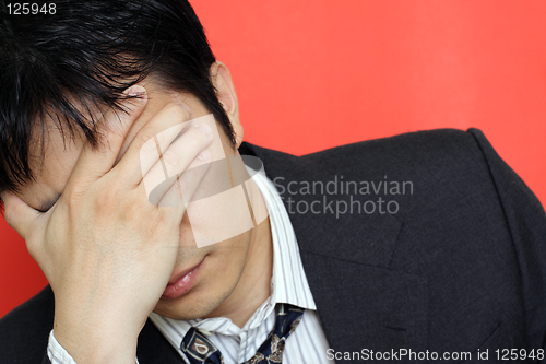 Image of Stress businessman