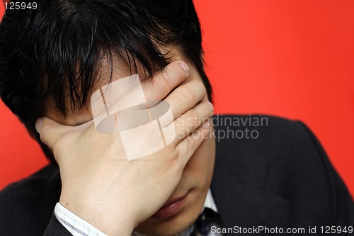 Image of Stress businessman