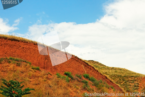 Image of Landslide on the clay hill