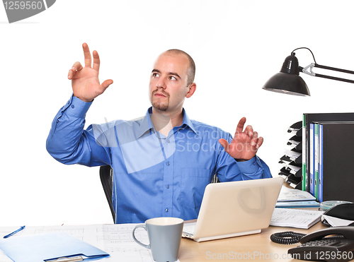 Image of man in office