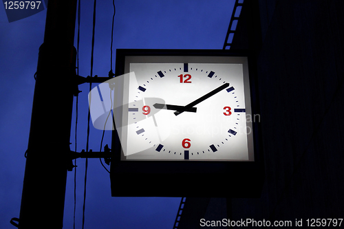 Image of town clock