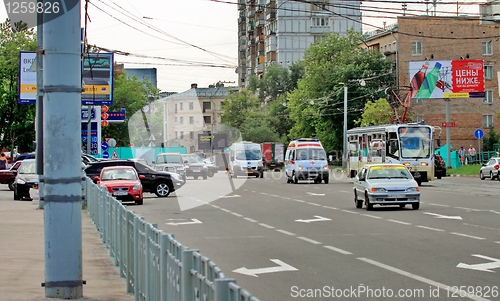 Image of transport on the road