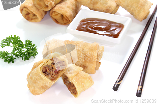 Image of stuffed Spring rolls