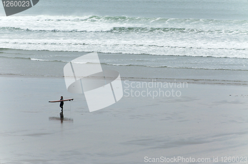 Image of Surfers walking