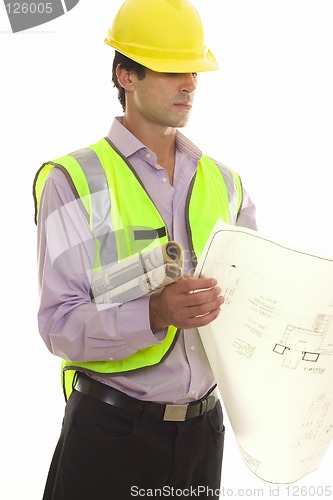 Image of Foreman with Site Plans