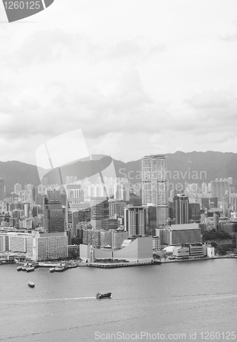 Image of Hong Kong , black and white 