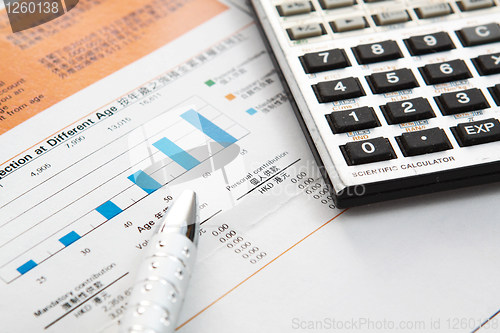 Image of Financial concept: analyzing.