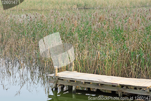 Image of Jetty on lake 